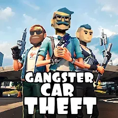 Скачать взлом Gangster Car Theft Games (Гангстерская автомобильная война игр)  [МОД Unlocked] - стабильная версия apk на Андроид