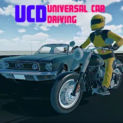 Скачать взломанную Universal Car Driving (Юниверсал Кар Драйвинг)  [МОД Unlocked] - полная версия apk на Андроид