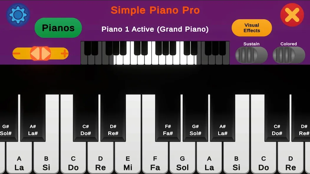 Simple Piano Pro (Симпл Пиано Про)  [МОД Mega Pack] Screenshot 1