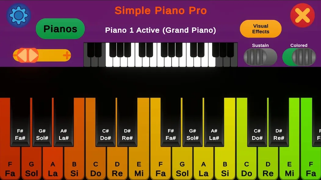 Simple Piano Pro (Симпл Пиано Про)  [МОД Mega Pack] Screenshot 4