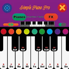 Скачать взлом Simple Piano Pro (Симпл Пиано Про)  [МОД Mega Pack] - полная версия apk на Андроид