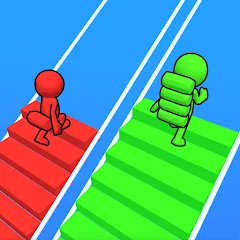 Взлом Bridge Race  [МОД Бесконечные монеты] - последняя версия apk на Андроид