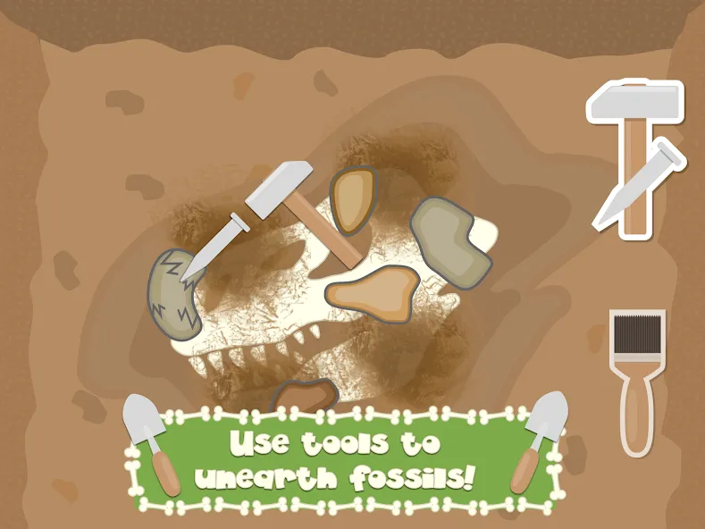 Dino Fossil Dig - Jurassic Adv (Дино Фоссил Диг)  [МОД Меню] Screenshot 3