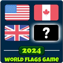 Скачать взломанную World Flags Quiz Game (Ворлд Флагс Квиз Гейм)  [МОД Menu] - последняя версия apk на Андроид