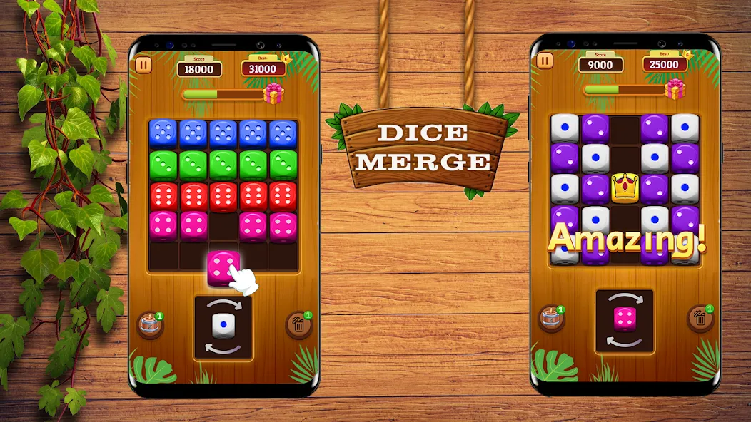 Dice Merge: Dice Mania Game (Дайс Мердж)  [МОД Все открыто] Screenshot 1