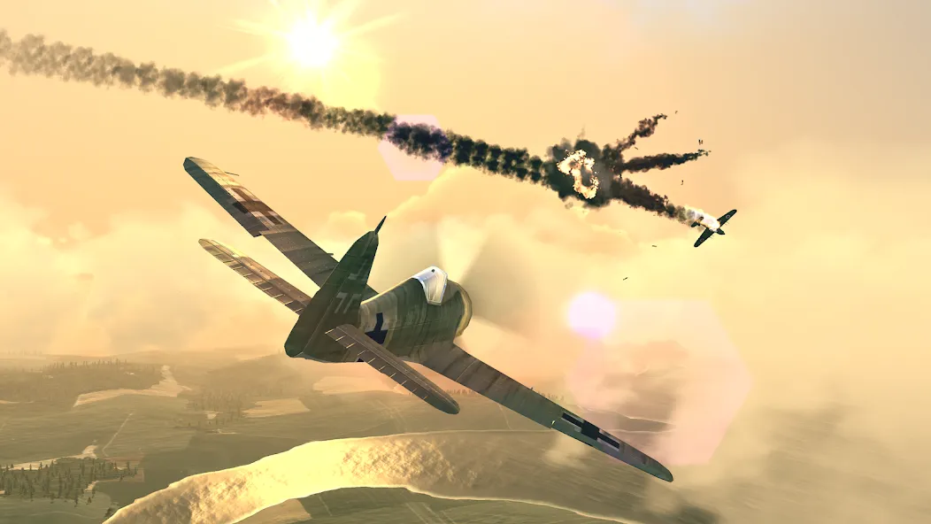 Warplanes: WW2 Dogfight (Варплейнс)  [МОД Menu] Screenshot 2