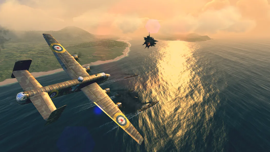 Warplanes: WW2 Dogfight (Варплейнс)  [МОД Menu] Screenshot 3