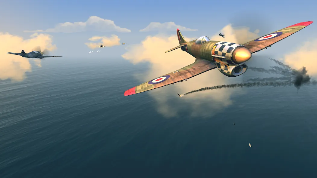 Warplanes: WW2 Dogfight (Варплейнс)  [МОД Menu] Screenshot 4