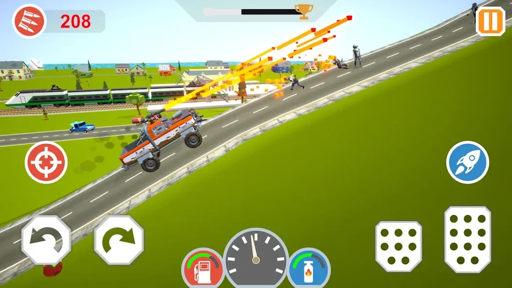 Zombie Cars Crush: Racing Die (Зомби Карс)  [МОД Много денег] Screenshot 5