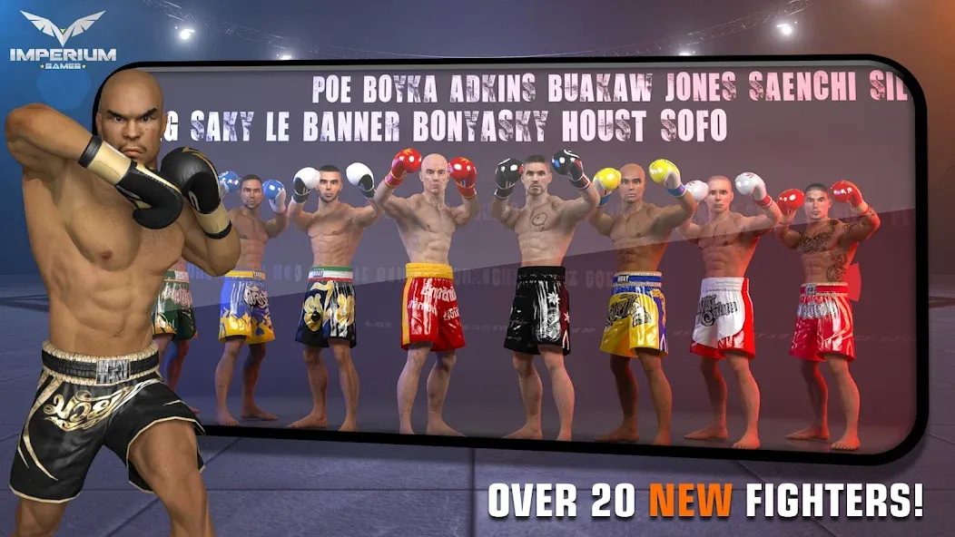 Muay Thai 2 - Fighting Clash (Муай Тай 2)  [МОД Unlimited Money] Screenshot 3