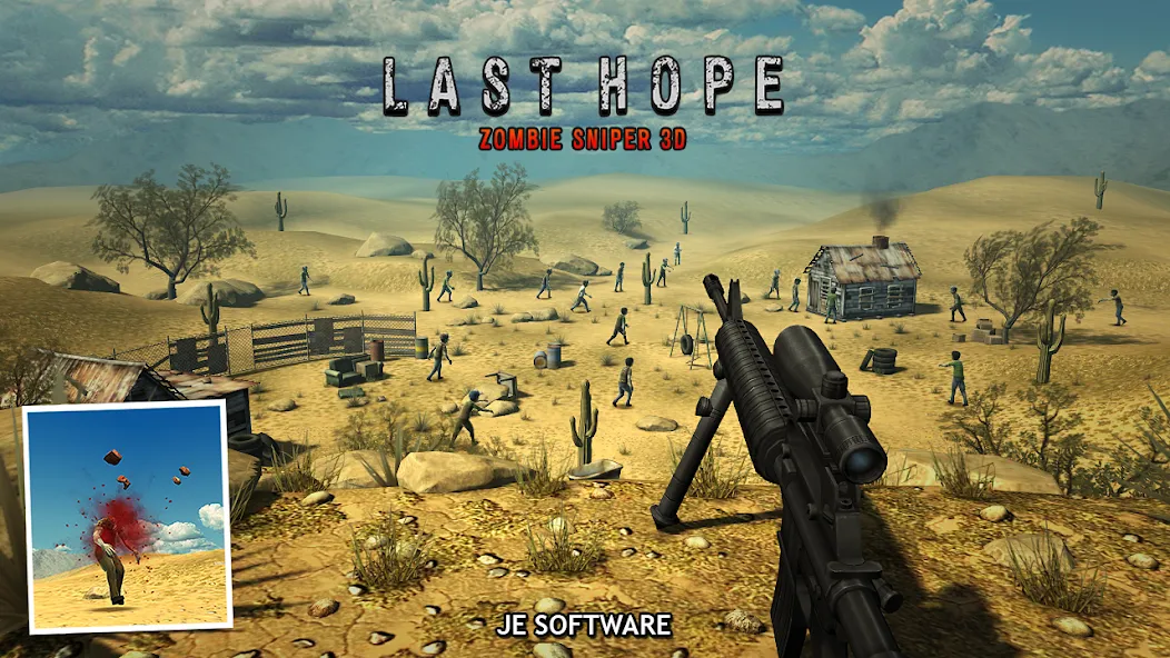 Last Hope - Zombie Sniper 3D (Ласт Хоуп)  [МОД Бесконечные деньги] Screenshot 3