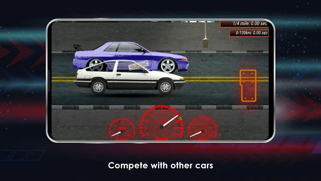 Japan Drag Racing (Драгрейсинг в Японии)  [МОД Mega Pack] Screenshot 3