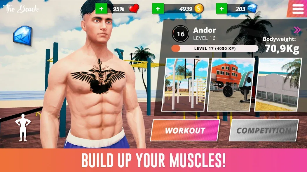 Iron Muscle IV - GYM simulator (Айрон Масл АйВи)  [МОД Много денег] Screenshot 4