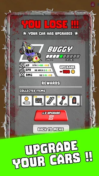 Tires & Fires: Zombie Survival  [МОД Меню] Screenshot 5