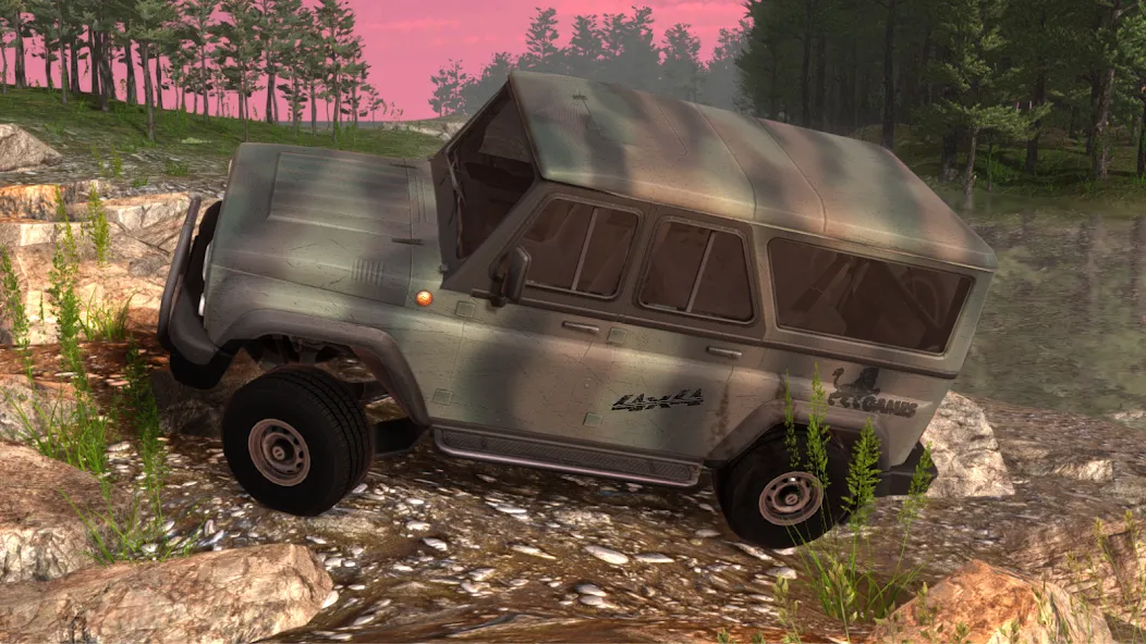 Offroad 4x4 Russian: Uaz Niva (Оффроуд 4х4 Русский)  [МОД Бесконечные деньги] Screenshot 2