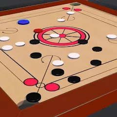 Скачать взломанную Carrom Board Clash : Pool game (Карром борд пул игра)  [МОД Много денег] - последняя версия apk на Андроид