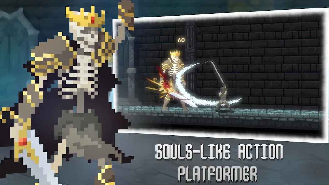 Deathblaze Action Platformer (Смертельное пламя Экшен Платформер)  [МОД Mega Pack] Screenshot 1