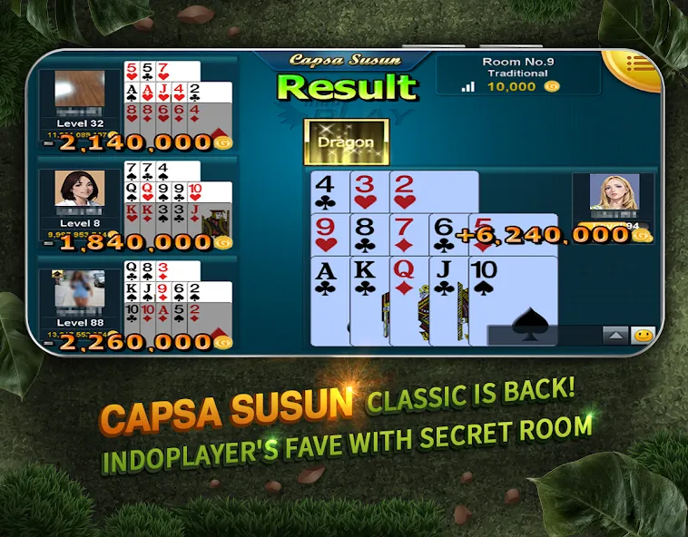 Indoplay-Capsa Domino QQ Poker (Индоплэй)  [МОД Бесконечные монеты] Screenshot 2