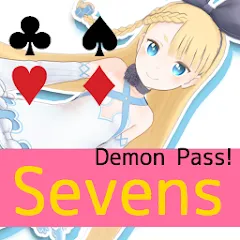 Скачать взломанную Sevens card game (Севенс карточная игра)  [МОД Mega Pack] - полная версия apk на Андроид