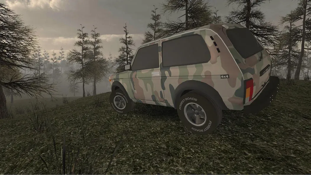 Forest Roads. Niva  [МОД Mega Pack] Screenshot 5