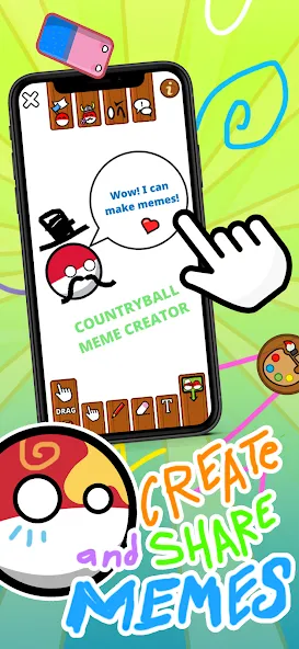 Countryball Potato Mayhem (Кантрибол Потето Мейхем)  [МОД Unlimited Money] Screenshot 4