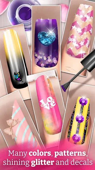 Nail Art Fashion Salon Game  [МОД Mega Pack] Screenshot 4