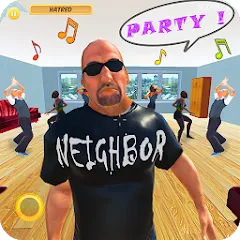 Взломанная Neighbor  [МОД Mega Pack] - полная версия apk на Андроид