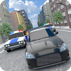 Скачать взломанную Police Car Chase  [МОД Много денег] - полная версия apk на Андроид