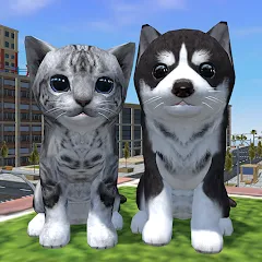 Взлом Cute Cat And Puppy World (Кьют Кэт Энд Паппи Ворлд)  [МОД Menu] - последняя версия apk на Андроид