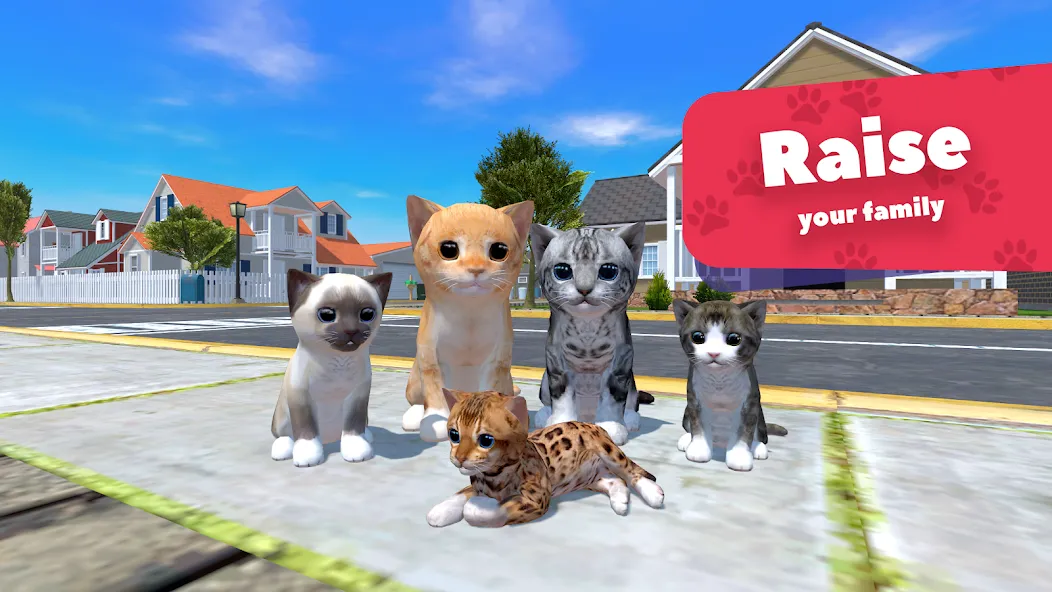 Cat Simulator - Animal Life  [МОД Mega Pack] Screenshot 1