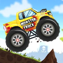 Взломанная Kids Monster Truck Racing Game  [МОД Меню] - полная версия apk на Андроид