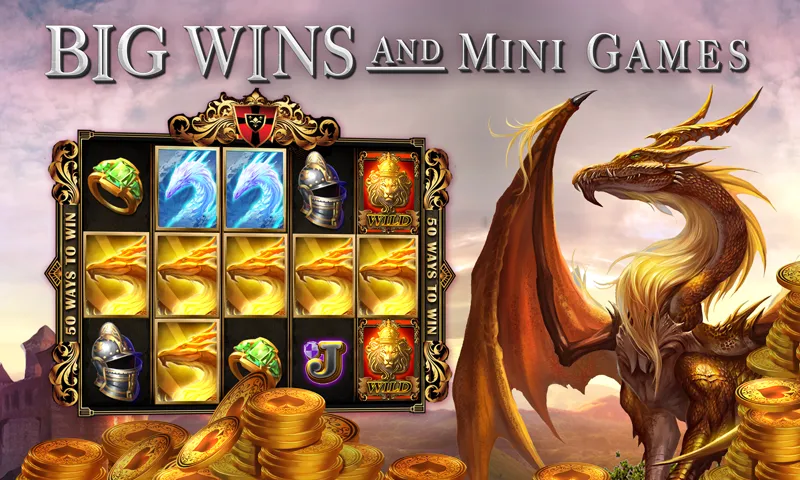 Slots Dragon Machine (Трон драконов слоты)  [МОД Menu] Screenshot 1