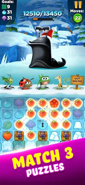 Best Fiends - Match 3 Puzzles (Бест Фиендс)  [МОД Бесконечные деньги] Screenshot 3