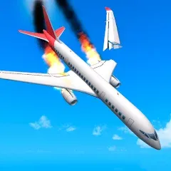 Скачать взлом Plane Crash: Flight Simulator (Плейн Краш)  [МОД Бесконечные монеты] - последняя версия apk на Андроид