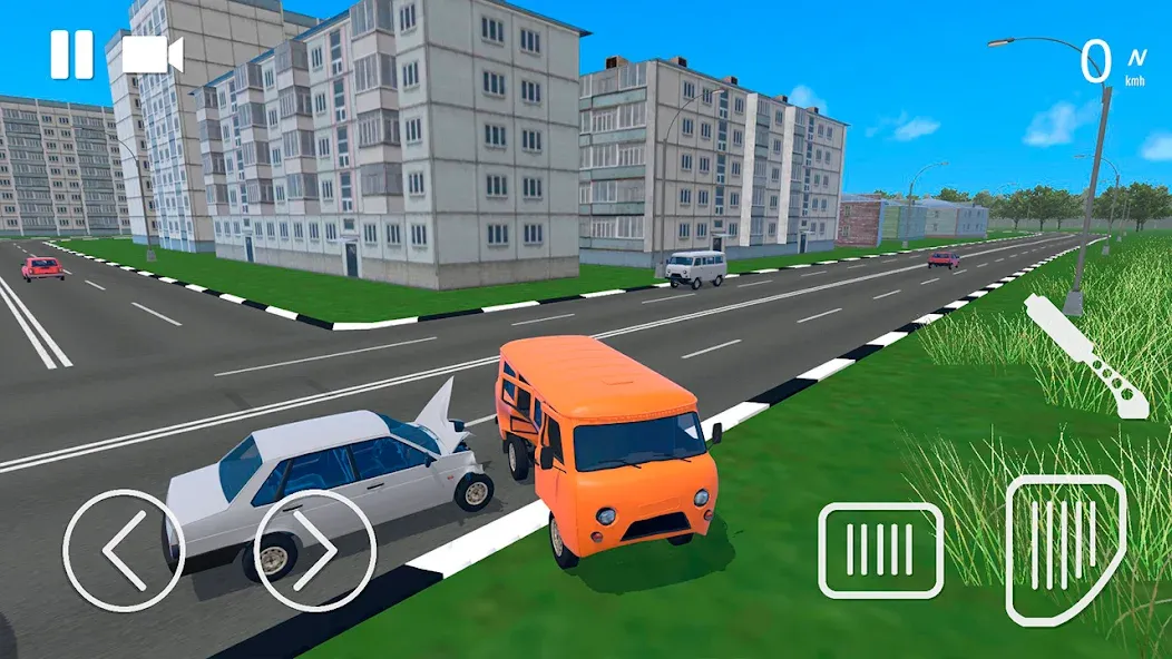 Russian Car Crash Simulator (Рашн Кар Краш Симулятор)  [МОД Бесконечные монеты] Screenshot 4