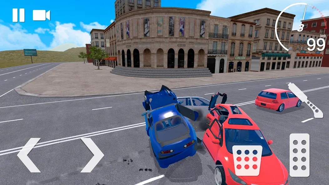 Traffic Crashes Car Crash (Трафик Краш Кар Краш)  [МОД Много денег] Screenshot 4