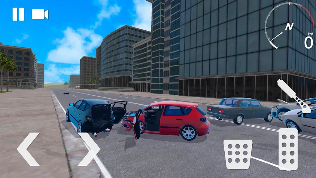 Traffic Crashes Car Crash (Трафик Краш Кар Краш)  [МОД Много денег] Screenshot 5