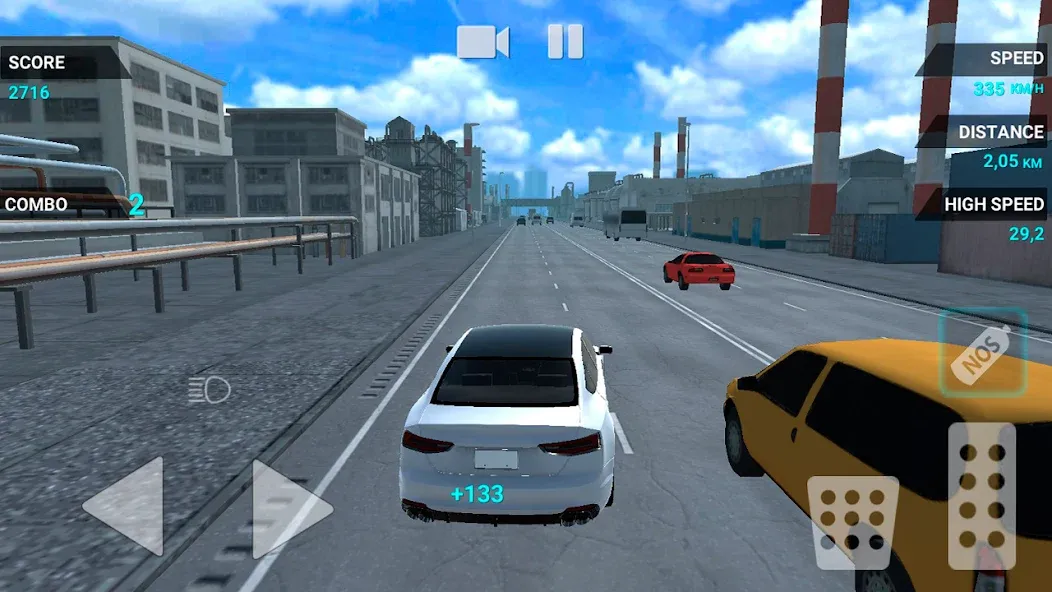 Traffic Racer Speeding Highway (Трафик Рейсер Скоростная Шоссе)  [МОД Бесконечные монеты] Screenshot 1