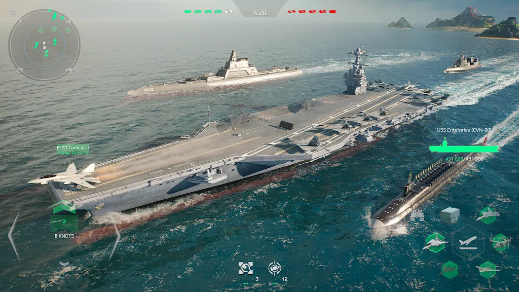 Modern Warships: Naval Battles (МОДЕРН ВАРШИПС)  [МОД Много монет] Screenshot 2