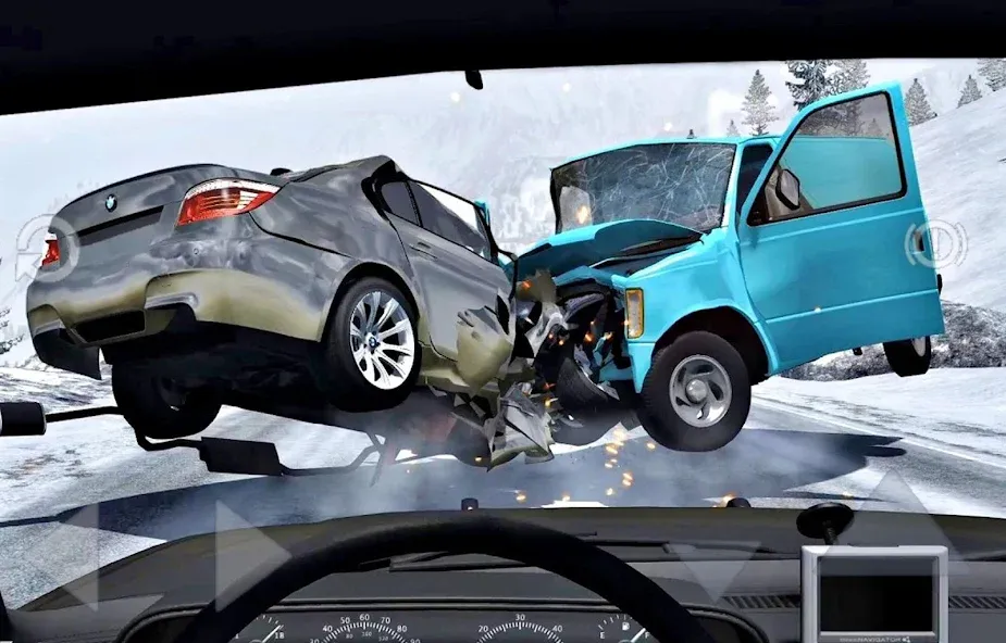 Car Crash Damage Engine Wreck (Кар Крэш Дамаг Энджин Врек)  [МОД Много монет] Screenshot 1