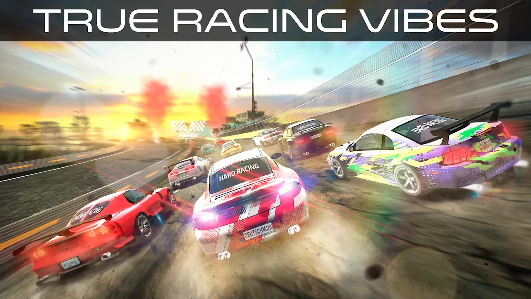 Hard Racing - Real Drag Racing (Хард Рейсинг)  [МОД Menu] Screenshot 1