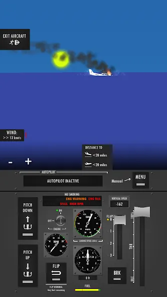 Flight Simulator 2d - sandbox  [МОД Много монет] Screenshot 4