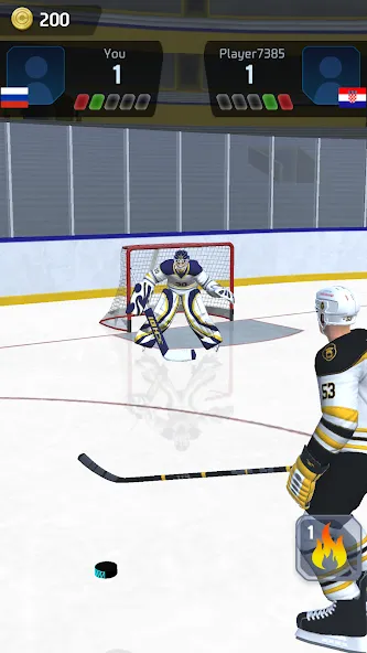 Hockey Game Stars 3D (Хоккей Гейм Старс 3D)  [МОД Бесконечные деньги] Screenshot 1