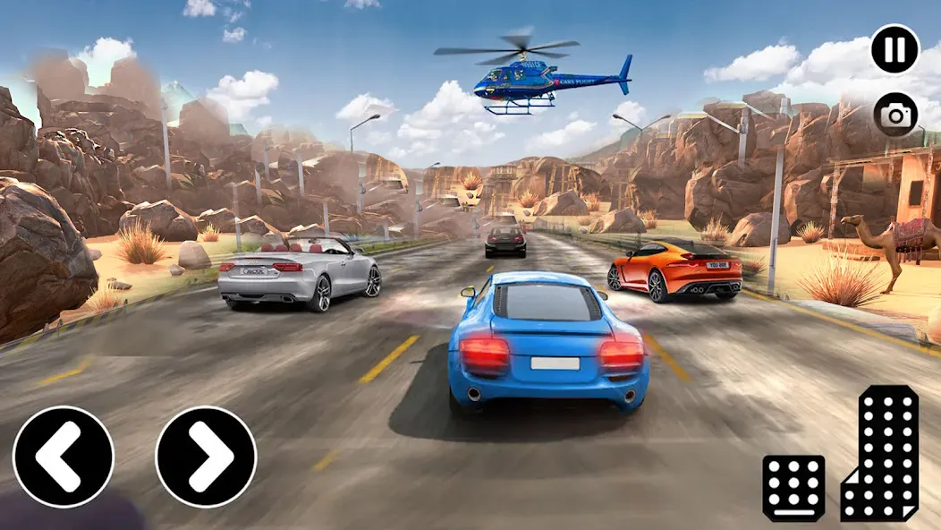 Car Highway Racing for Speed (Трафик Рейсер Трафик игры)  [МОД Mega Pack] Screenshot 2