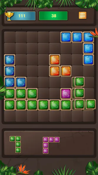 Block Puzzle (Блокголоволомка)  [МОД Много денег] Screenshot 1