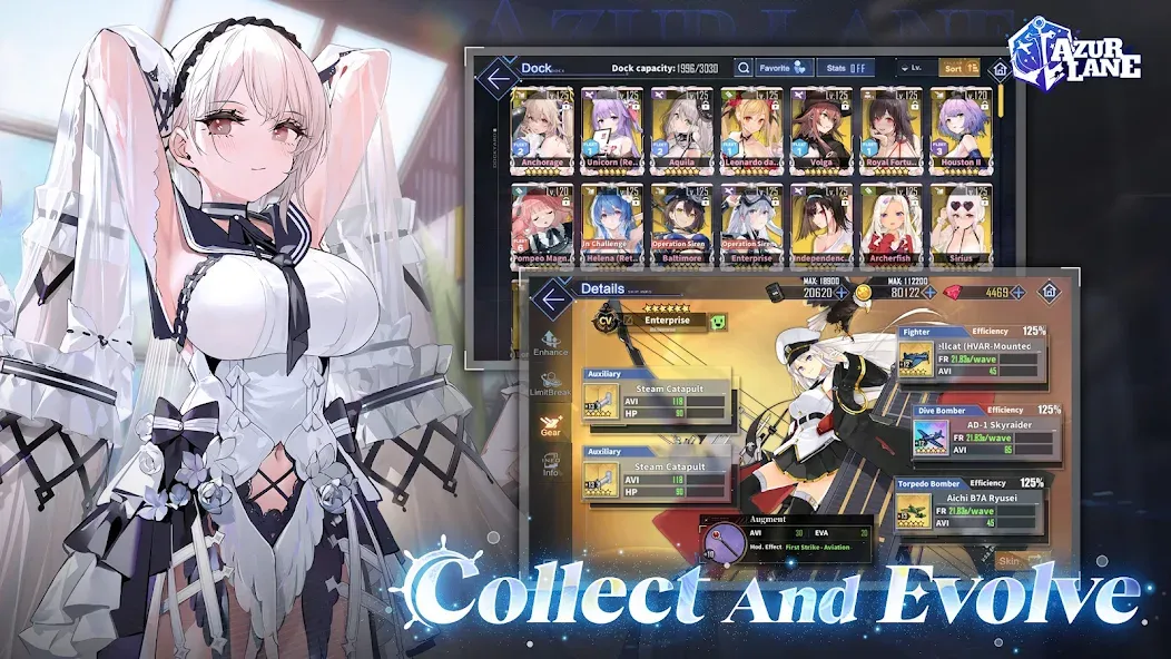 Azur Lane (Азур Лейн)  [МОД Все открыто] Screenshot 2