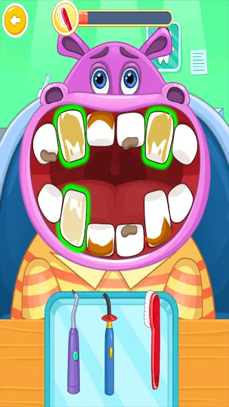 Children's doctor : dentist  [МОД Unlocked] Screenshot 1