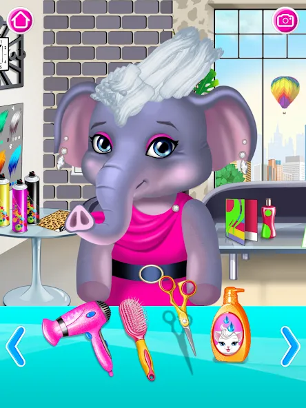 Beauty salon: hair salon  [МОД Много монет] Screenshot 1