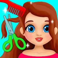 Взломанная Hair salon  [МОД Много денег] - полная версия apk на Андроид