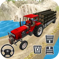 Взломанная Rural Farming - Tractor games  [МОД Много монет] - последняя версия apk на Андроид